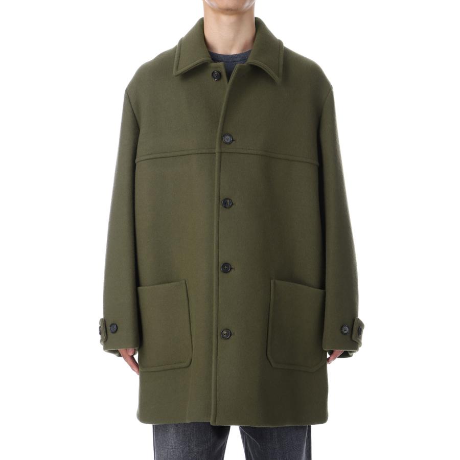 【P5倍 / SALE】Maverick Car Coat - Olive (AOEFCT006) ANOTHER OFFICE(アナザー・オフィス) | 