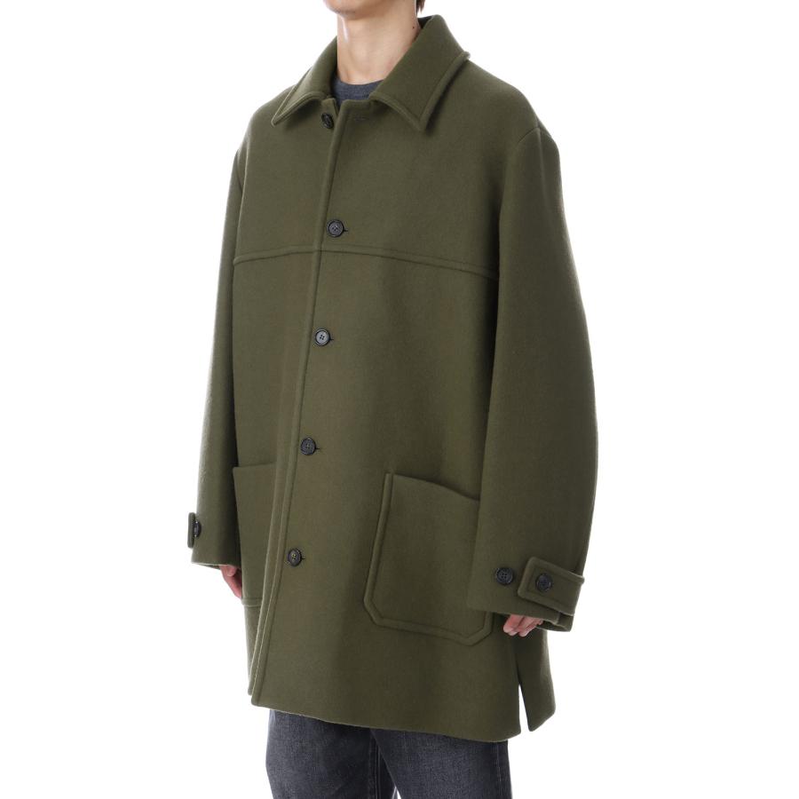 【P5倍 / SALE】Maverick Car Coat - Olive (AOEFCT006) ANOTHER OFFICE(アナザー・オフィス) |  | 01
