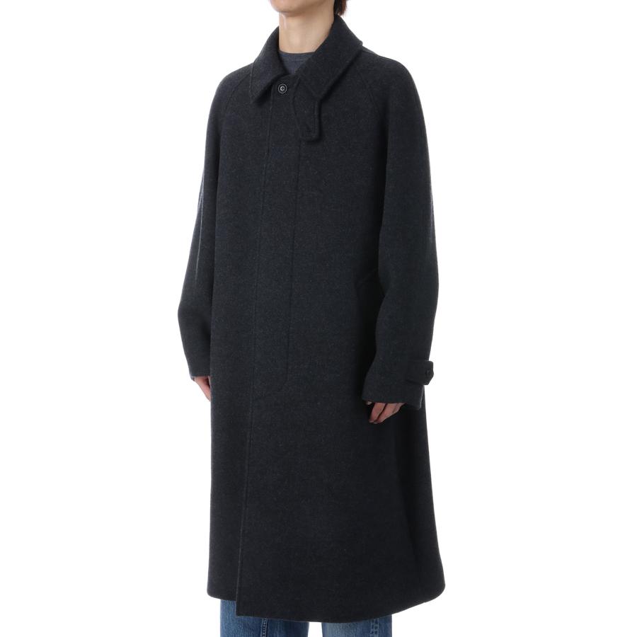 【P5倍 / SALE】Legacy Balmacaan Coat - Heather Charcoal (AOEFCT003) ANOTHER OFFICE(アナザー・オフィス) |  | 01