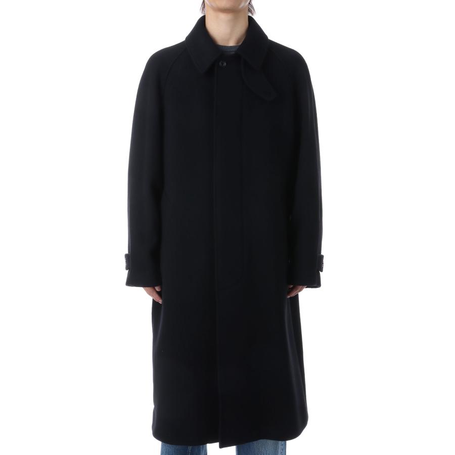 【P5倍】Legacy Balmacaan Coat - Black (AOEFCT003) ANOTHER OFFICE(アナザー・オフィス) | 