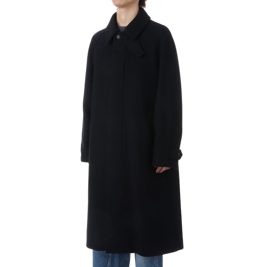 【P5倍】Legacy Balmacaan Coat - Black (AOEFCT003) ANOTHER OFFICE(アナザー・オフィス) |  | 01
