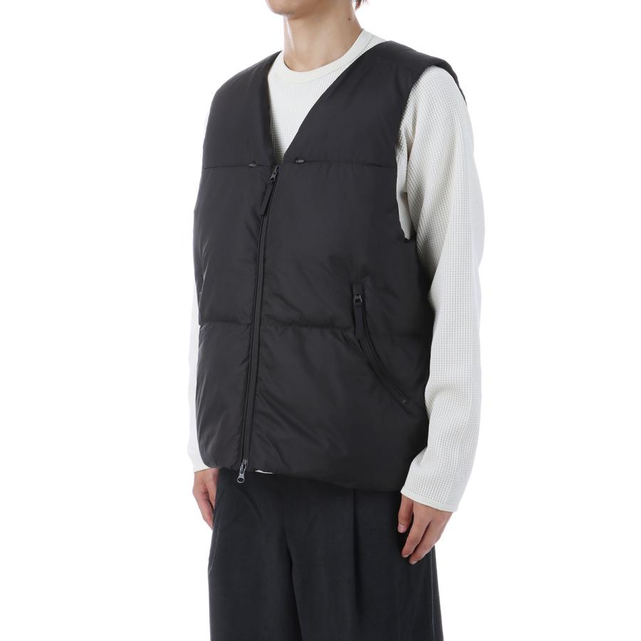 【SALE】ELEMENT DOWN VEST - CHARCOAL BLACK (AW25002) Hiking Patrol(ハイキングパトロール) |  | 01