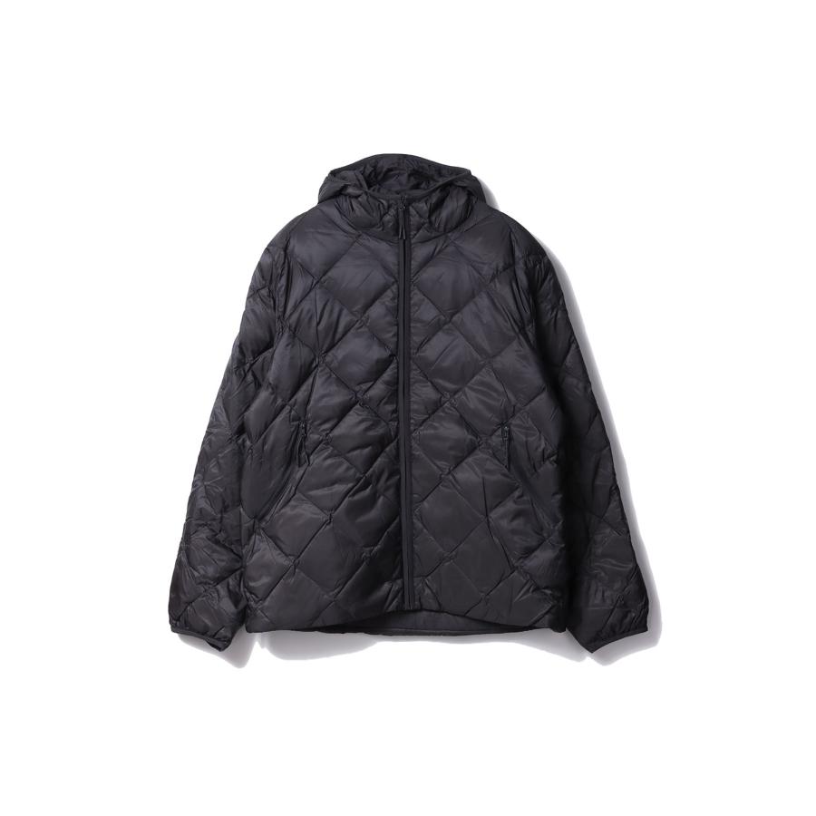 BASE LT DOWN HOODED JACKET - CHARCOAL BLACK (AW25003) Hiking Patrol(ハイキングパトロール) |  | 06