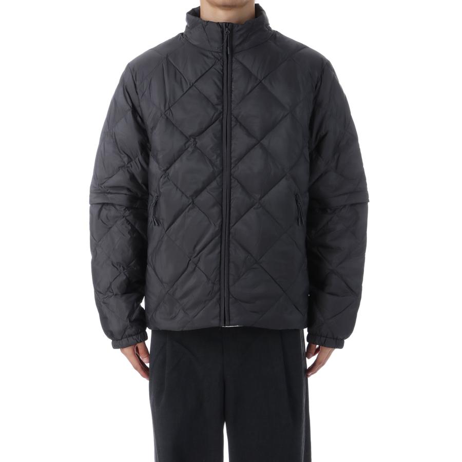 BASE LT DOWN ZIP JACKET - CHARCOAL BLACK (AW25005) Hiking Patrol(ハイキングパトロール) | 