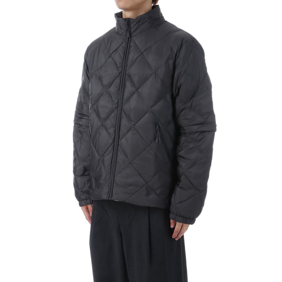 【SALE】BASE LT DOWN ZIP JACKET - CHARCOAL BLACK (AW25005) Hiking Patrol(ハイキングパトロール) |  | 01