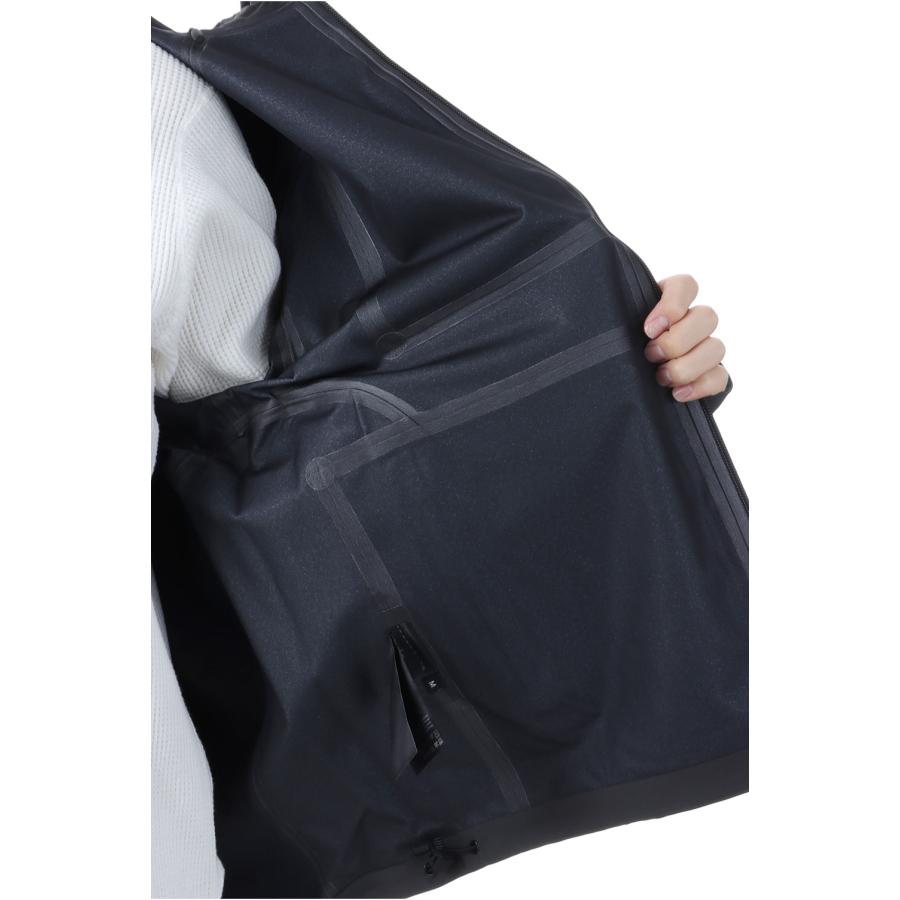 【SALE】ARC 3L SHELL JACKET - CHARCOAL BLACK (AW25015) Hiking Patrol(ハイキングパトロール) |  | 07