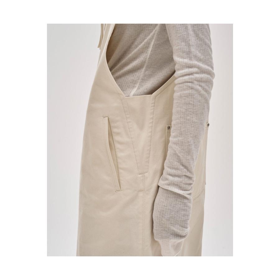 Frontzip Twill Salopette - ECRU (12520318) Todayful(トゥデイフル) | TODAYFUL | 11