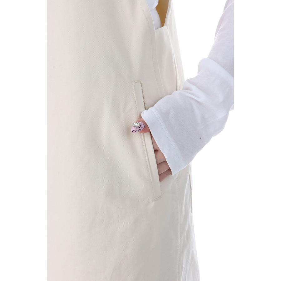 Frontzip Twill Salopette - ECRU (12520318) Todayful(トゥデイフル) | TODAYFUL | 05