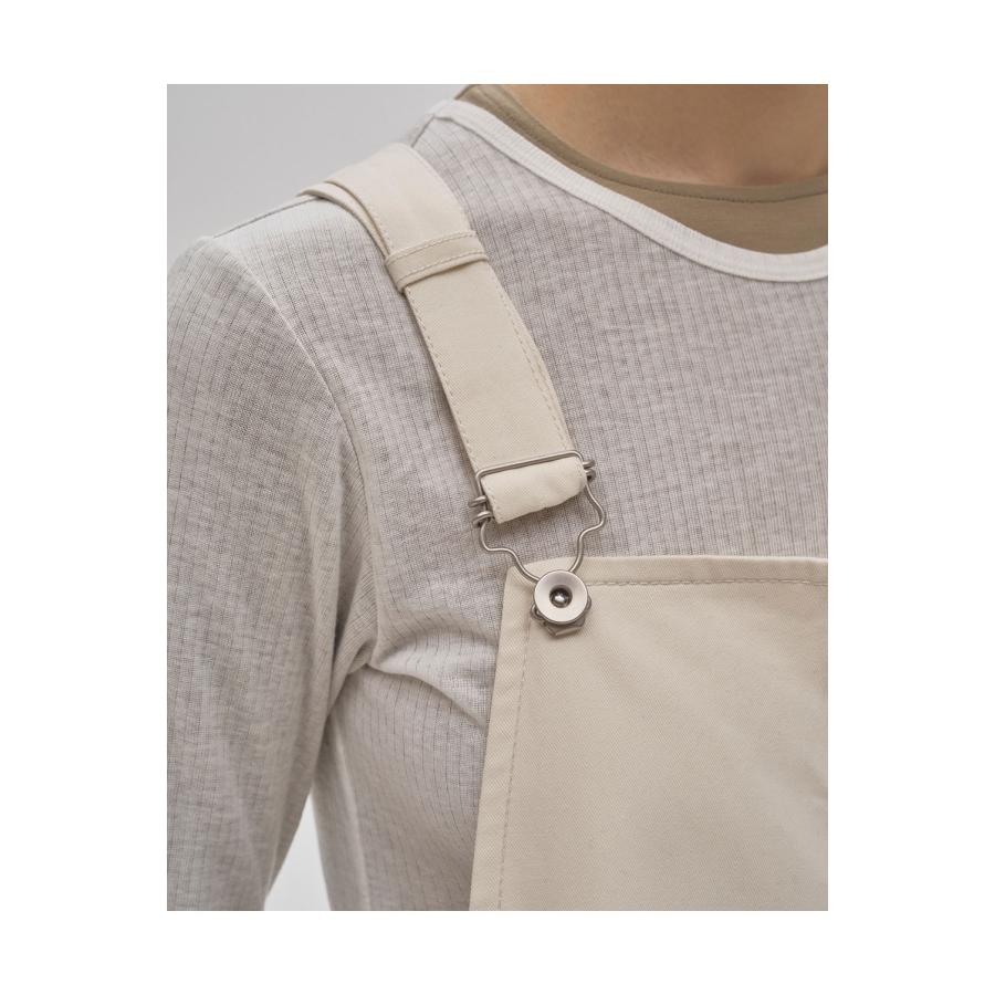 Frontzip Twill Salopette - ECRU (12520318) Todayful(トゥデイフル) | TODAYFUL | 09
