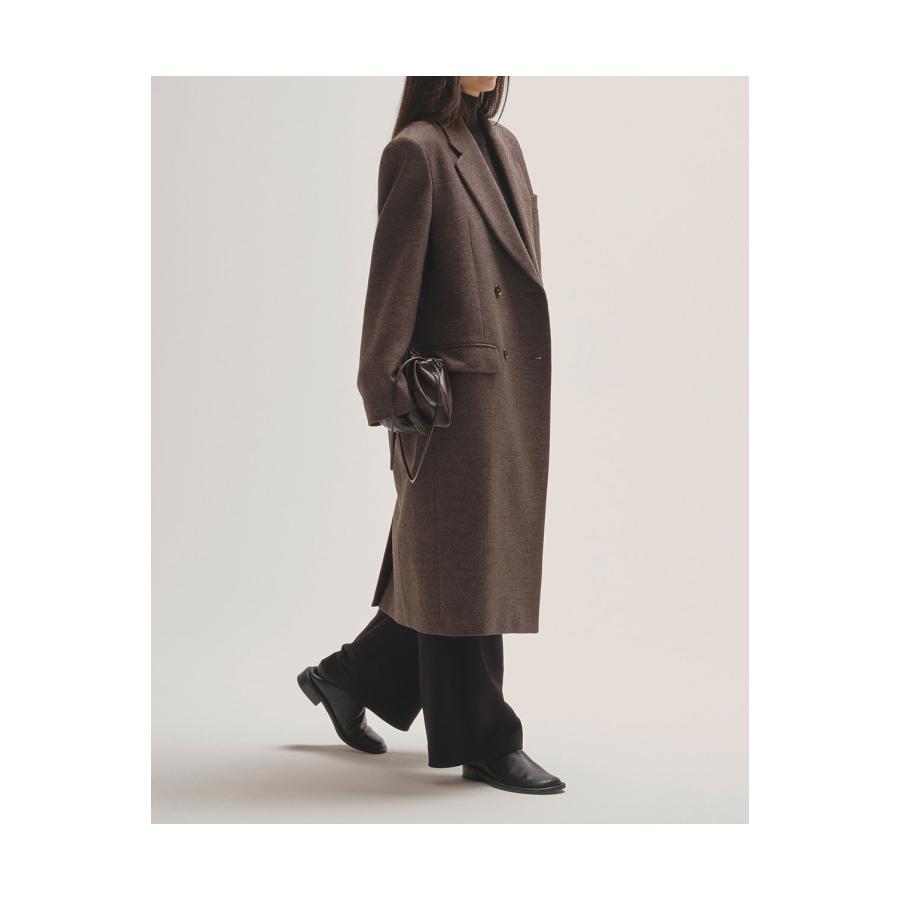Wool 100% Chester Coat - DARK BROWN (12520005) Todayful(トゥデイフル) | TODAYFUL | 05
