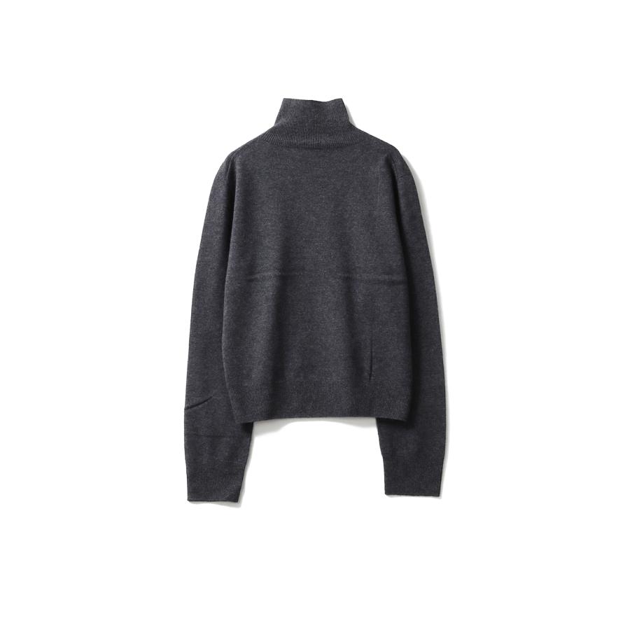 Wool Cashmere Turtle Knit - GRAY (12520537) Todayful(トゥデイフル) | TODAYFUL | 01