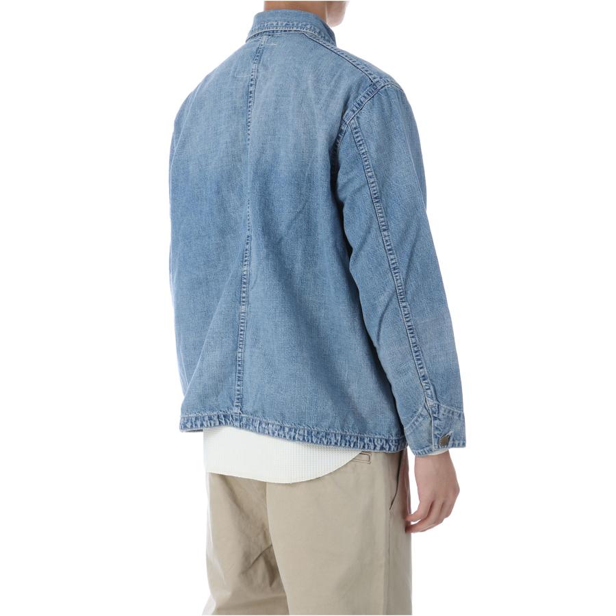 【SALE】9.5oz Nepped Denim Coverall - USED BLUE (RN29373250) Remi Relief(レミレリーフ) |  | 02