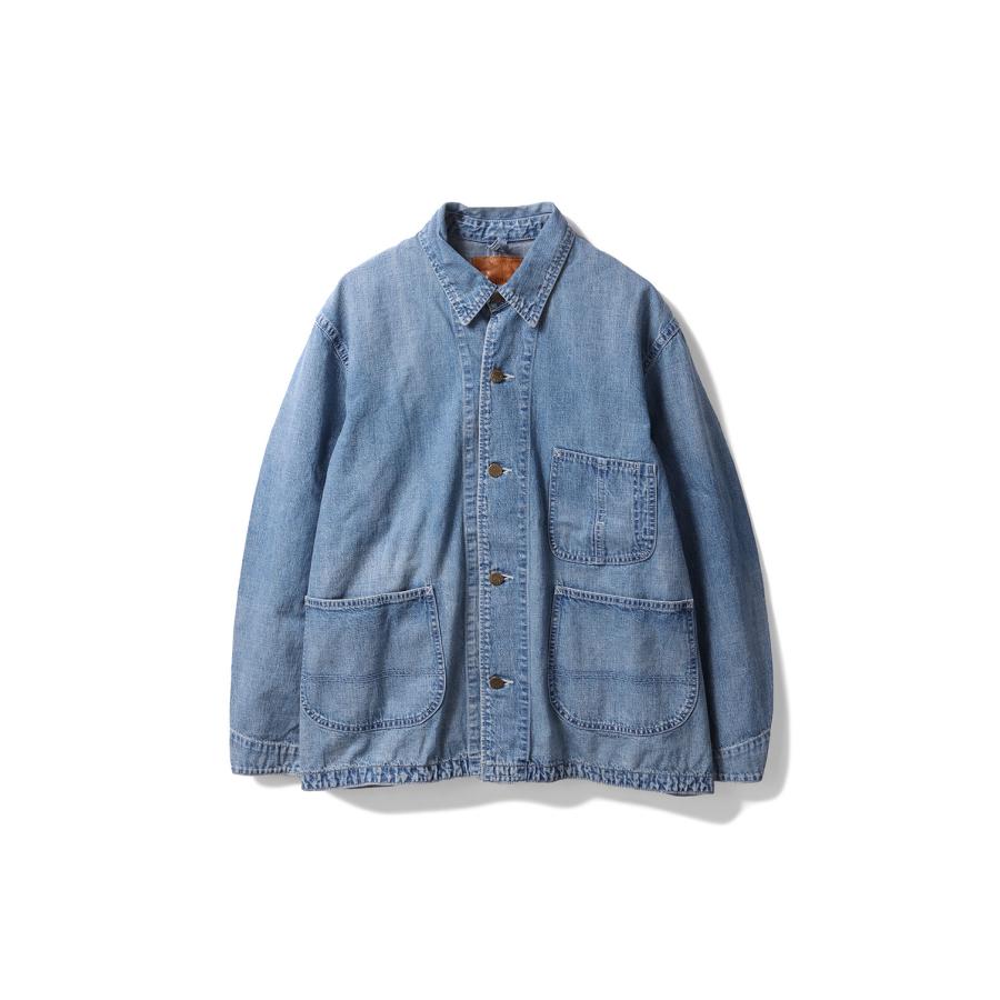 【SALE】9.5oz Nepped Denim Coverall - USED BLUE (RN29373250) Remi Relief(レミレリーフ) |  | 06