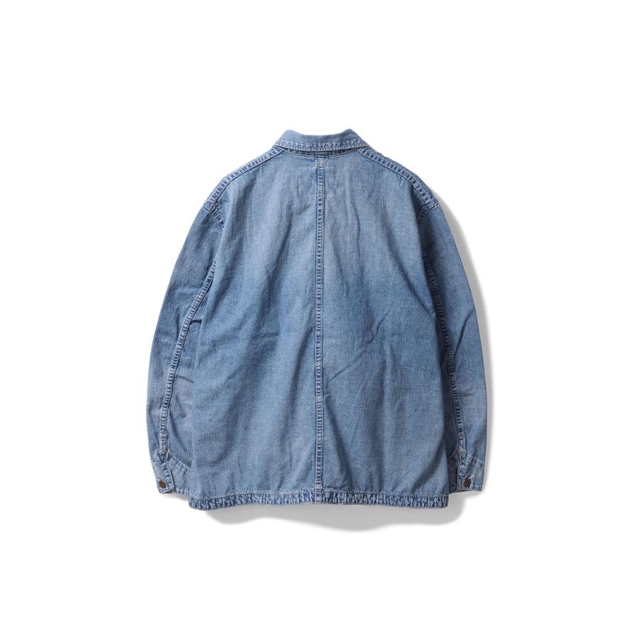 【SALE】9.5oz Nepped Denim Coverall - USED BLUE (RN29373250) Remi Relief(レミレリーフ) |  | 07