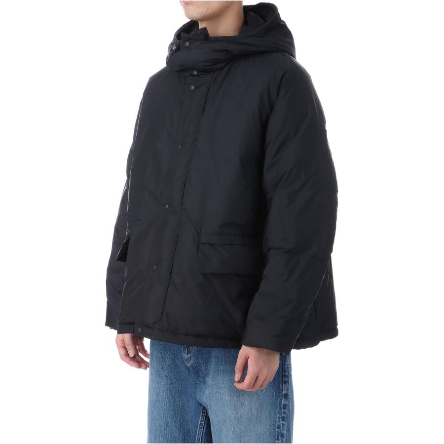 Super Light Nylon Hooded Outdoor Down Jacket - BLACK (RN29373002) Remi Relief(レミレリーフ) |  | 01