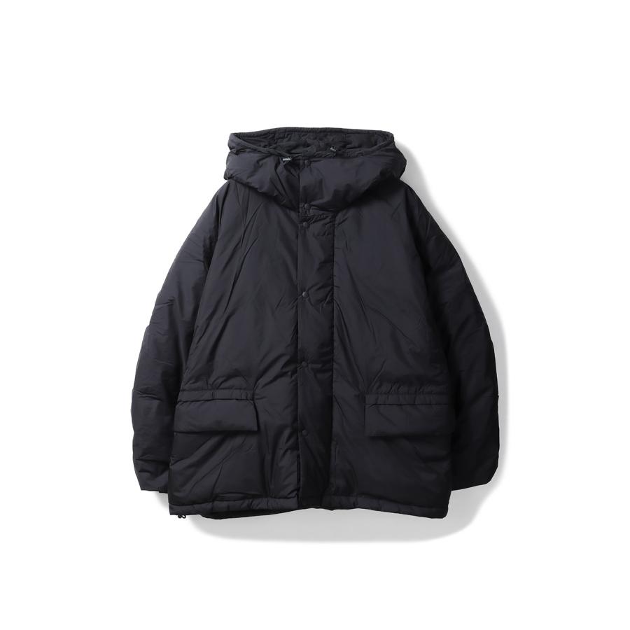 Super Light Nylon Hooded Outdoor Down Jacket - BLACK (RN29373002) Remi Relief(レミレリーフ) |  | 06