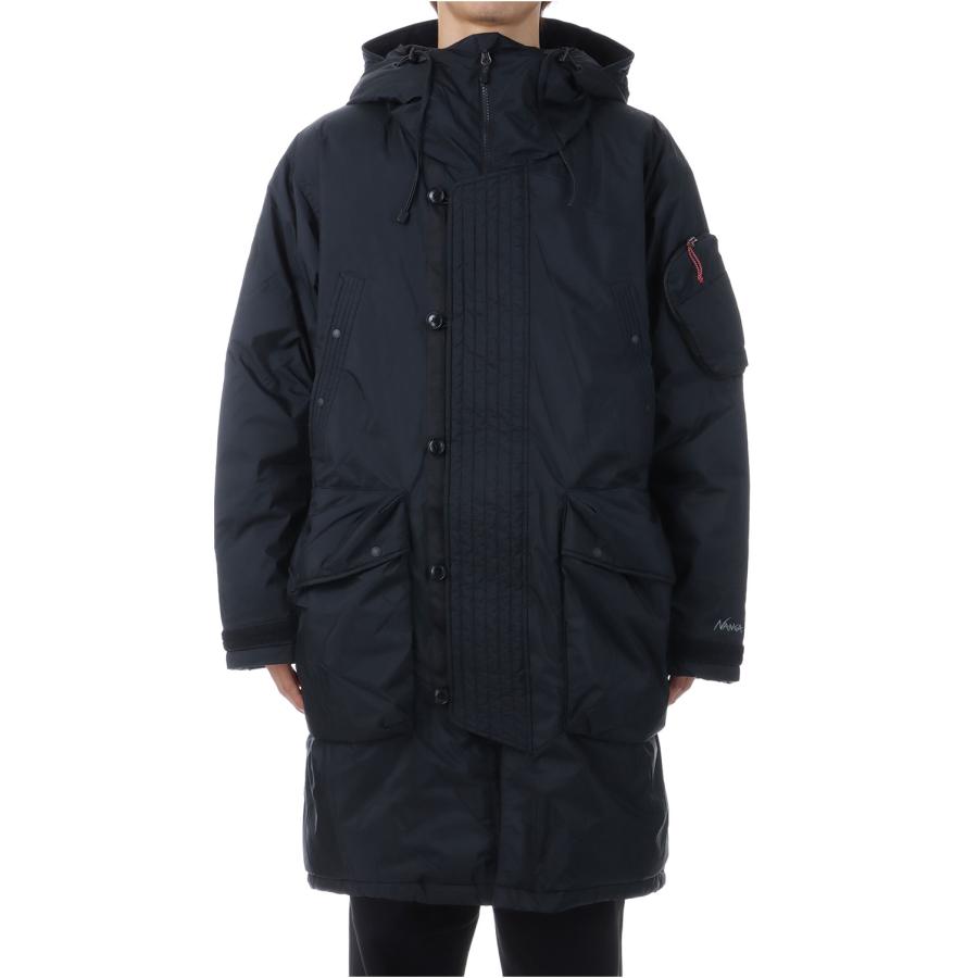 【P5倍 / SALE】AURORA TEX DOWN FIELD HALF COAT - BLACK (ND2441-1C006) NANGA(ナンガ) | 