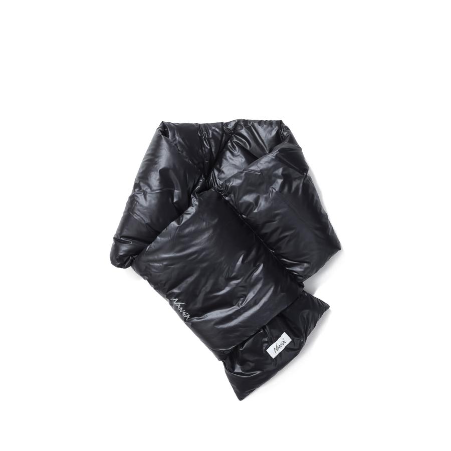 【P5倍】PORTABLE LIGHT DOWN MUFFLER(UNISEX) - BLACK (NA2243-3C301) NANGA(ナンガ) |  | 01