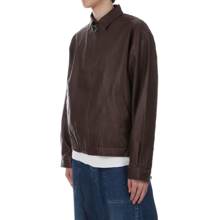 【P15倍】【SALE】Synthetic Leather Jacket - Vintage Brown (SD25F-JK03) SEDAN ALL PURPOSE(セダン オール パーパス) |  | 01
