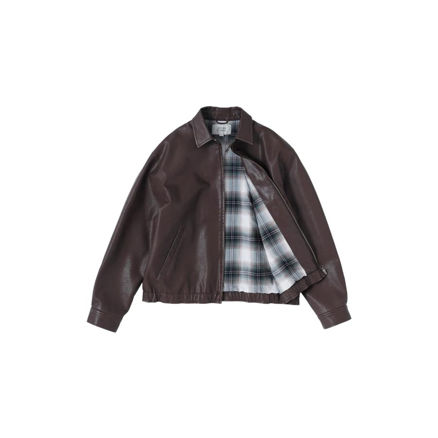 【P5倍 / SALE】Synthetic Leather Jacket - Vintage Brown (SD25F-JK03) SEDAN ALL PURPOSE(セダン オール パーパス) |  | 07