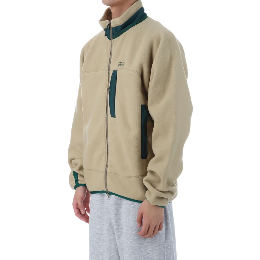 【P5倍 / SALE】Fleece Full Zip Jacket - Light Beige (SD25F-CT08) SEDAN ALL PURPOSE(セダン オール パーパス) |  | 01