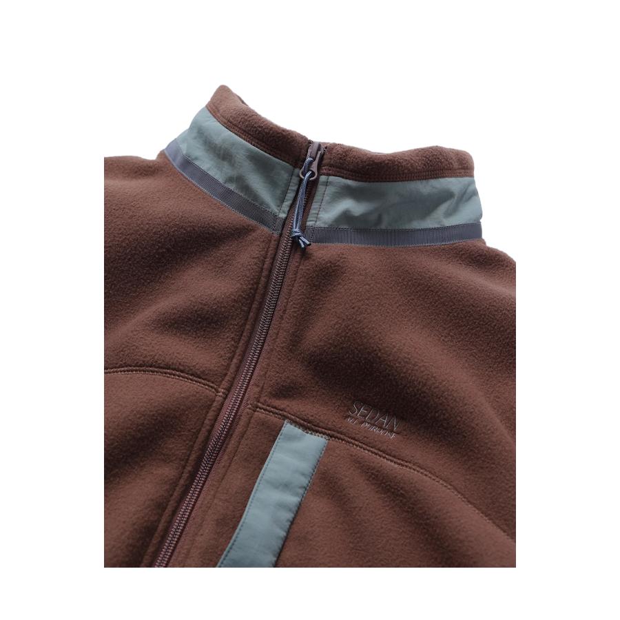 【P5倍 / SALE】Fleece Full Zip Jacket - Brown (SD25F-CT08) SEDAN ALL PURPOSE(セダン オール パーパス) |  | 08