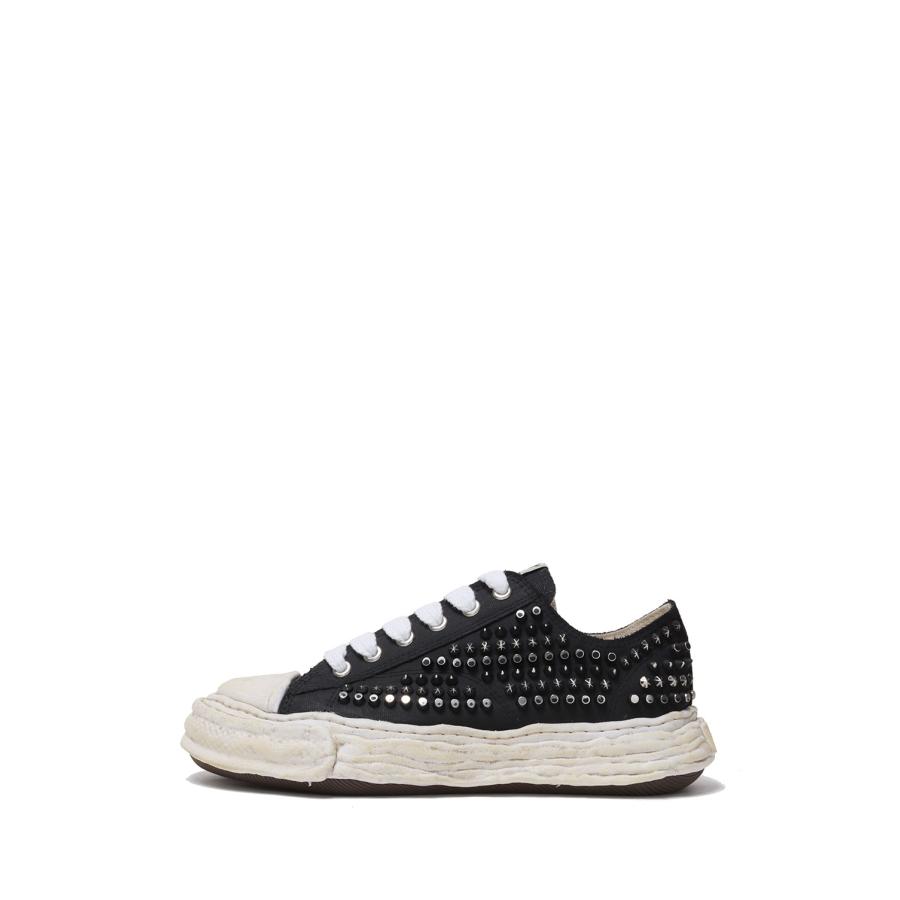 PETERSON 23/original sole studded paint canvas Low - BLACK (A15FW721) MIHARA YASUHIRO -Women(ミハラ ヤスヒロ) | 
