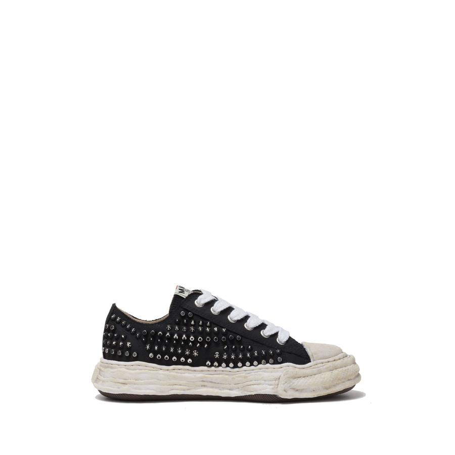 PETERSON 23/original sole studded paint canvas Low - BLACK (A15FW721) MIHARA YASUHIRO -Women(ミハラ ヤスヒロ) |  | 01