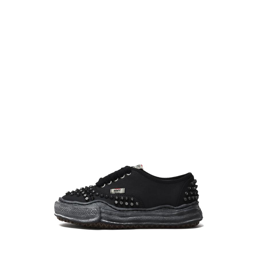 BAKER / original sole studded paint canvas Low - BLK/BLK (A15FW733) MIHARA YASUHIRO -Women(ミハラ ヤスヒロ) | 