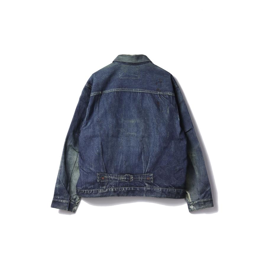 【SALE】Trompe l&amp;amp;amp;#039;oeil Denim Jacket - Navy (25-2104) TOLQ(トルク)の画像