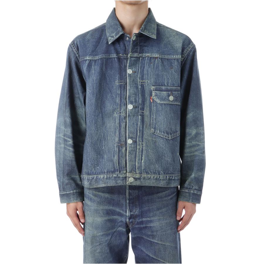 【SALE】Trompe l&amp;amp;amp;#039;oeil Denim Jacket - Navy (25-2104) TOLQ(トルク)の画像