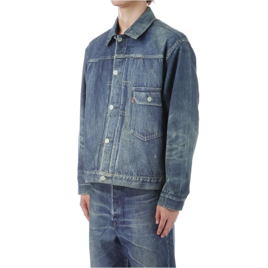 【SALE】Trompe l&amp;amp;amp;#039;oeil Denim Jacket - Navy (25-2104) TOLQ(トルク)の画像