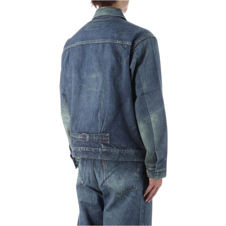【SALE】Trompe l&amp;amp;amp;#039;oeil Denim Jacket - Navy (25-2104) TOLQ(トルク)の画像