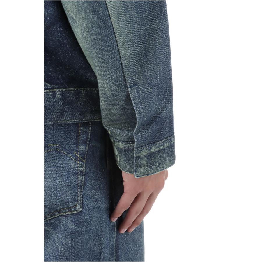 【SALE】Trompe l&amp;amp;amp;#039;oeil Denim Jacket - Navy (25-2104) TOLQ(トルク)の画像