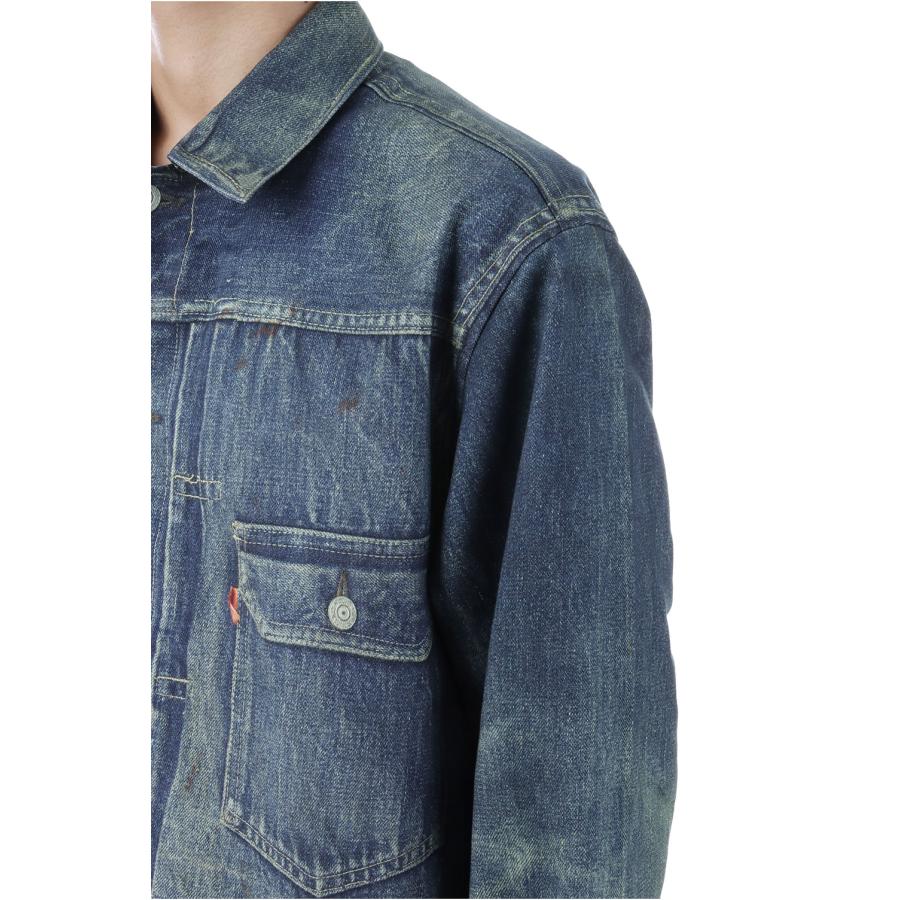 【SALE】Trompe l&amp;amp;amp;#039;oeil Denim Jacket - Navy (25-2104) TOLQ(トルク)の画像