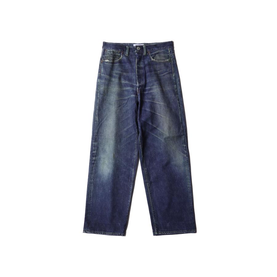 【P2倍】Trompe l'oeil Denim Pants - Navy (25-2302) TOLQ(トルク) | 