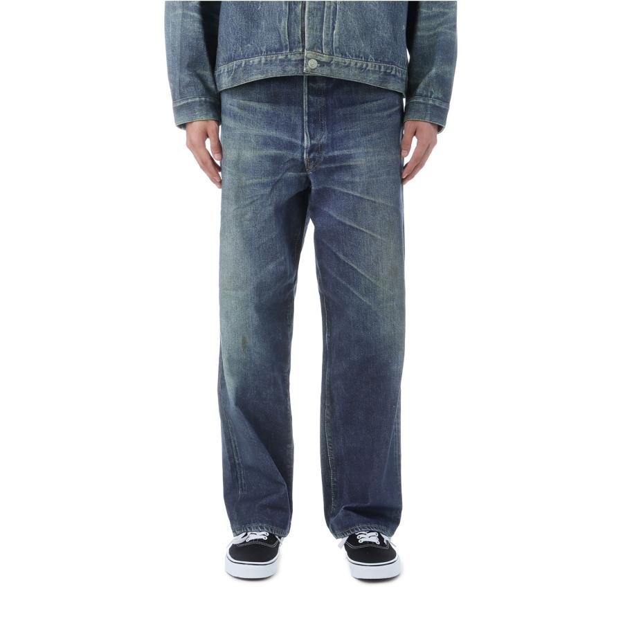 【P2倍】Trompe l'oeil Denim Pants - Navy (25-2302) TOLQ(トルク) |  | 02