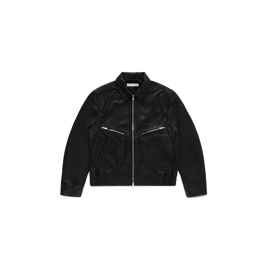 AERO LEATHER JACKET - BLACK (NM-0026-BL) NO MAINTENANCE(ノー メンテナンス) | 