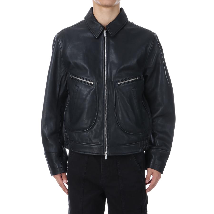 AERO LEATHER JACKET - BLACK (NM-0026-BL) NO MAINTENANCE(ノー メンテナンス) |  | 01