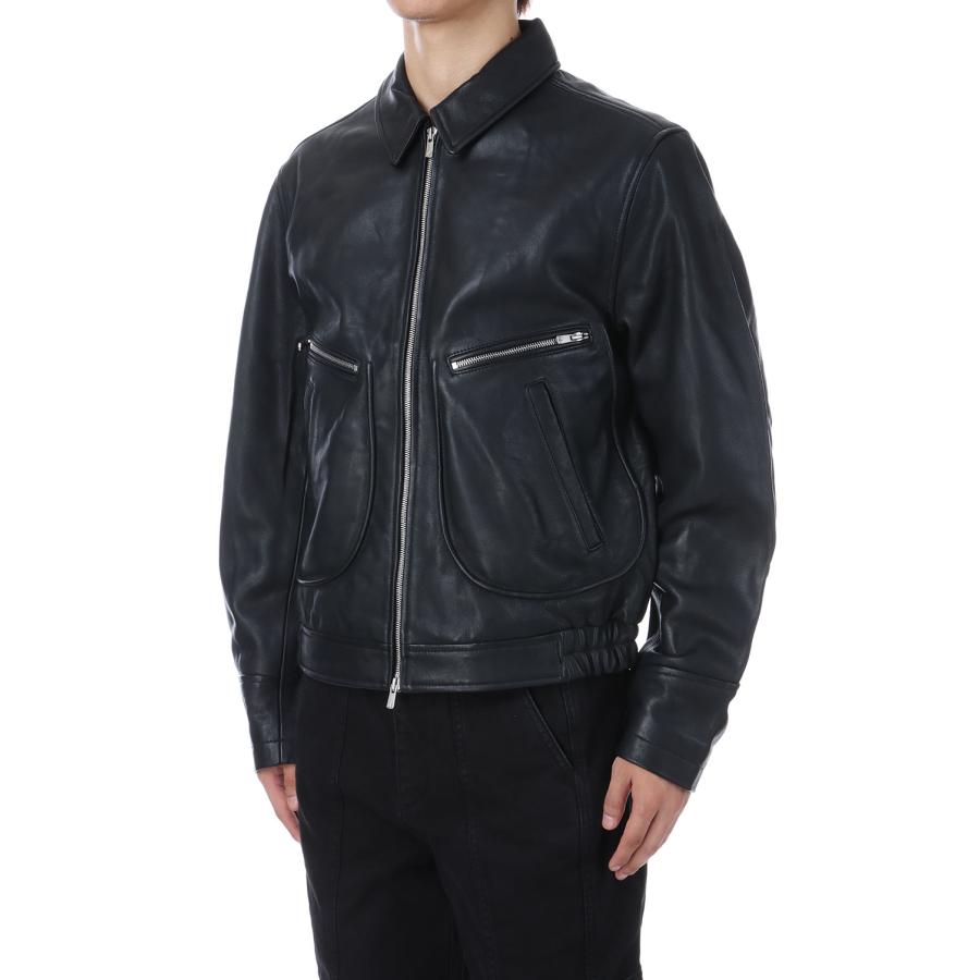 AERO LEATHER JACKET - BLACK (NM-0026-BL) NO MAINTENANCE(ノー メンテナンス) |  | 02
