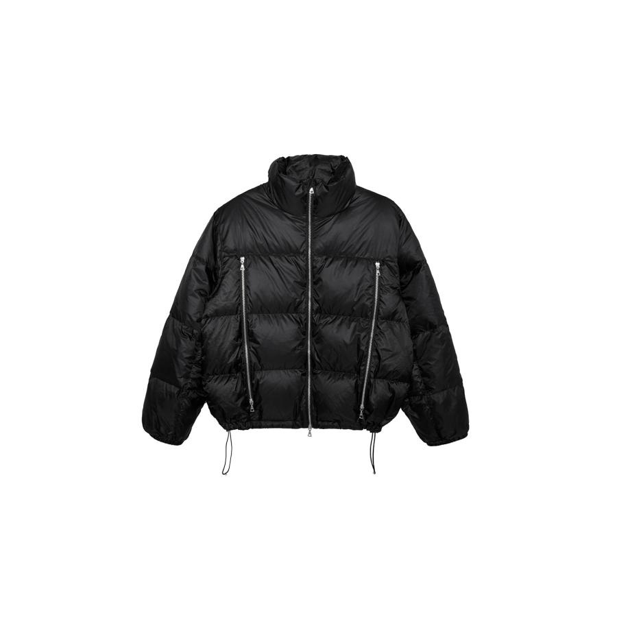 4-ZIP PUFFER JACKET - BLACK (NM-0136-BL) NO MAINTENANCE(ノー メンテナンス) | 