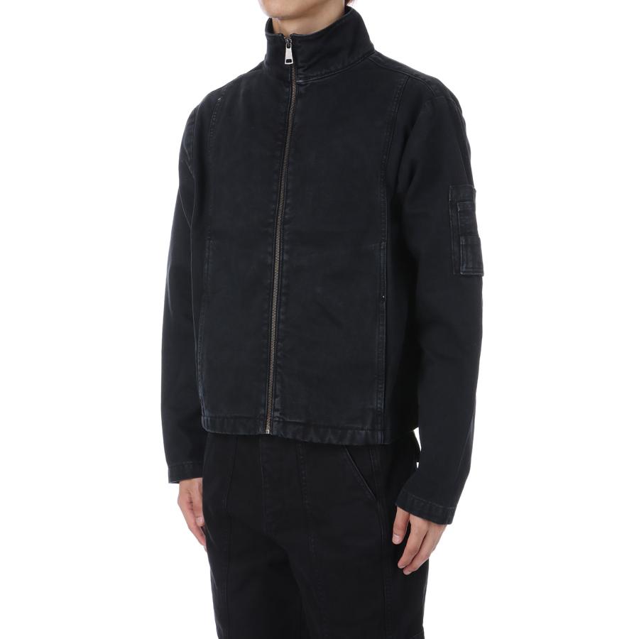 HIGH COLLAR CANVAS JACKET - BLACK (NM-0099-BL) NO MAINTENANCE(ノー メンテナンス) |  | 02