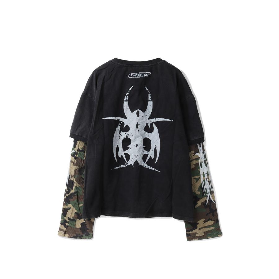 【SALE】Roach Layered Longsleeve - Cream/Chainsaw (LS03) Chew Forever(チューフォーエバー) |  | 01