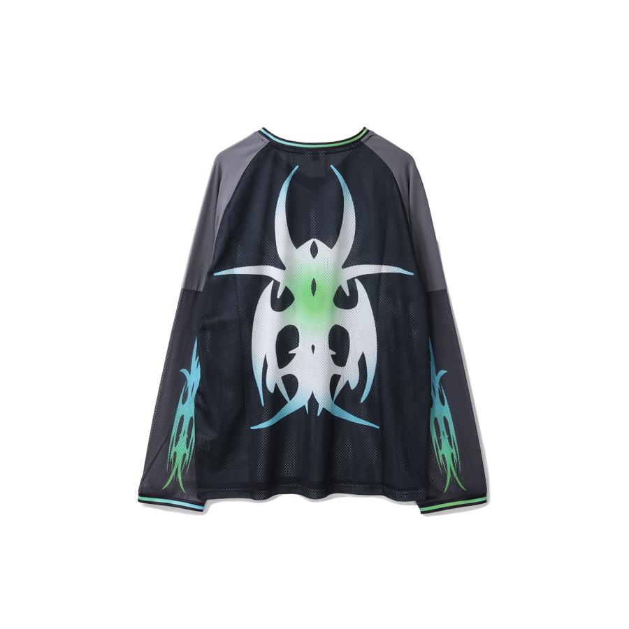 【P2倍】Roach Longsleeve Mesh Football Jersey - Toxic Green/black/grey (JS02) Chew Forever(チューフォーエバー) |  | 01