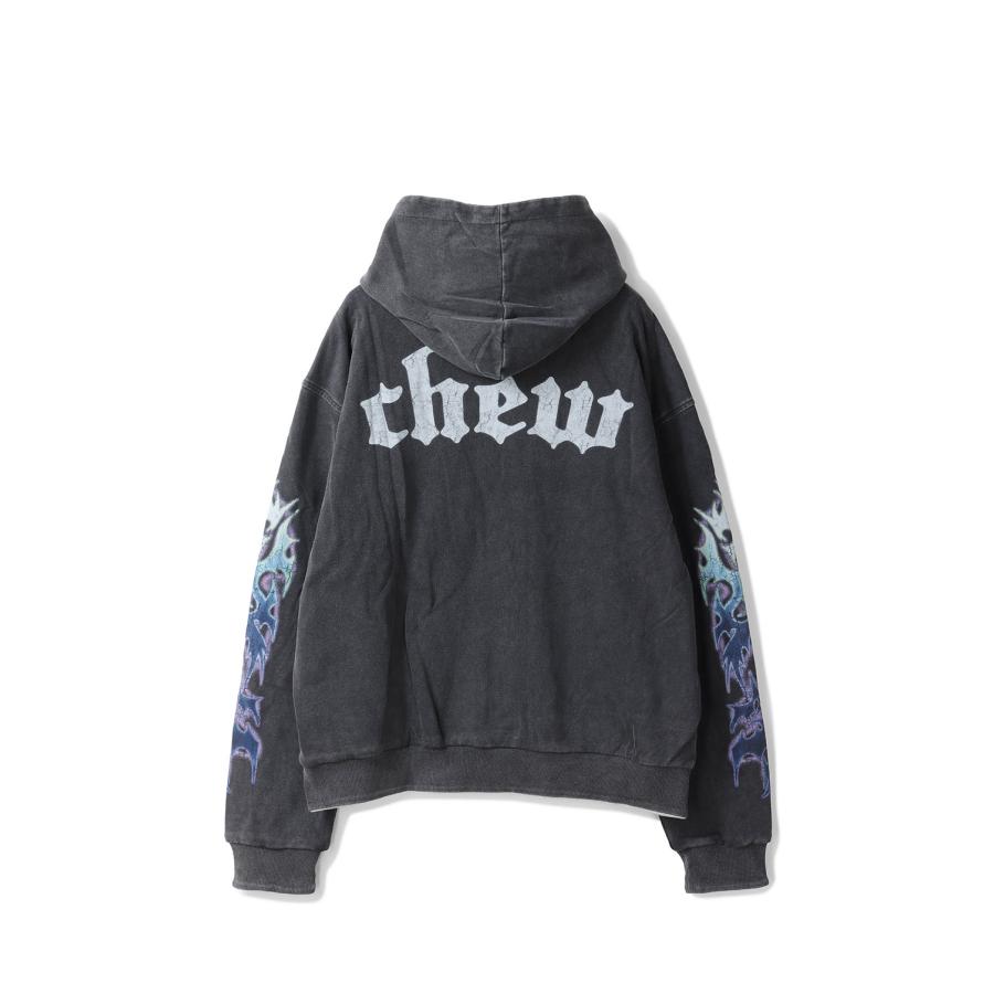 【P2倍】Reversible  Crank/Tommy Zip Hooded Sweatshirt - HeatherGrey/Black (RHD01) Chew Forever(チューフォーエバー) |  | 01