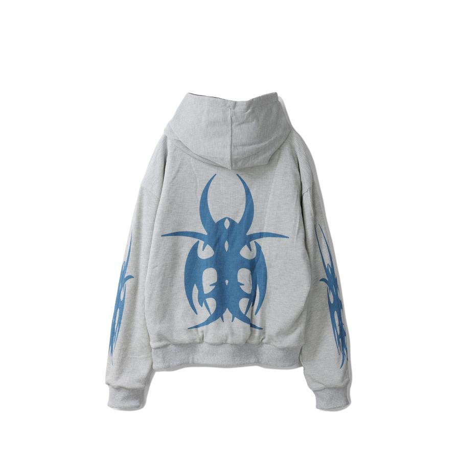 【P2倍】Reversible  Crank/Tommy Zip Hooded Sweatshirt - HeatherGrey/Black (RHD01) Chew Forever(チューフォーエバー) |  | 03