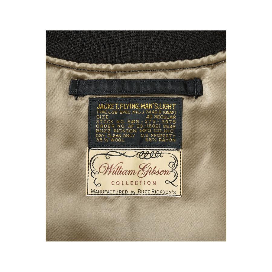 【P5倍】BLACK L-2B  SKYLINE CLOTHING CORPORATION MODEL-WILLIAM GIBSON- (BR15625 ) BUZZ RICKSON'S(バズリクソンズ) |  | 02