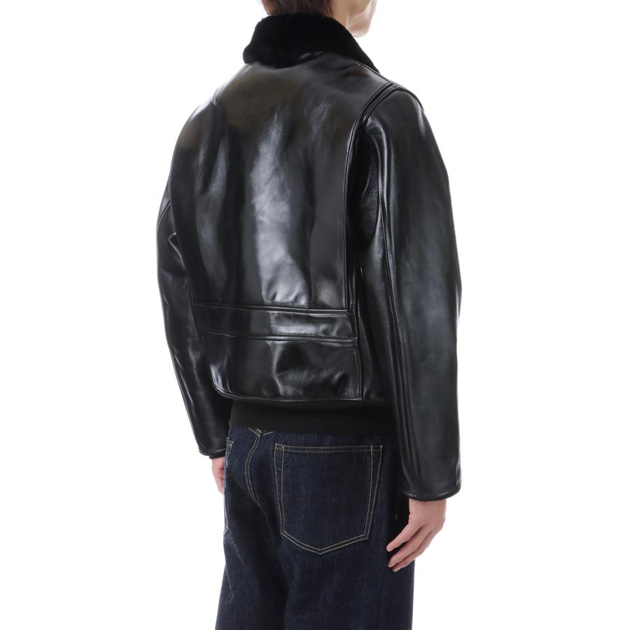 【P5倍】BLACK AN-J-3A  HORSE HIDE MODEL-WILLIAM GIBSON- (BR80655 ) BUZZ RICKSON'S(バズリクソンズ) |  | 02