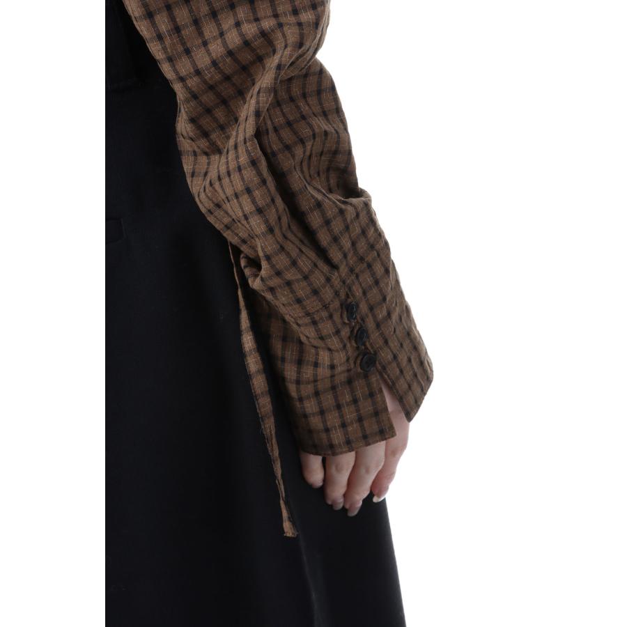Checkgather Compact Blouse -BROWN(12520419) Todayful(トゥデイフル) | TODAYFUL | 08