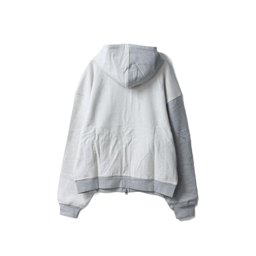 【P5倍】Reverse French Terry Zip Hoodie - Heather Gray (DIMEFA259GRY) Dime(ダイム) |  | 01